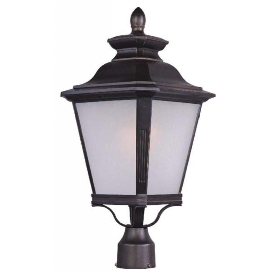 Maxim Lighting 1120FSBZ Knoxville 9 Inch Outdoor Post Lantern – Bronze