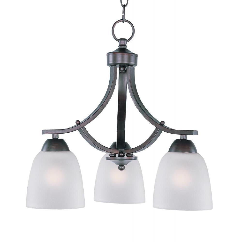 Maxim Lighting 11223FTOI Axis 18 Inch Down Light Chandelier – Oil Rubbed Bronze