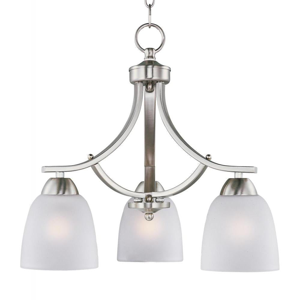 Maxim Lighting 11223FTSN Axis 18 Inch Down Light Chandelier – Satin Nickel