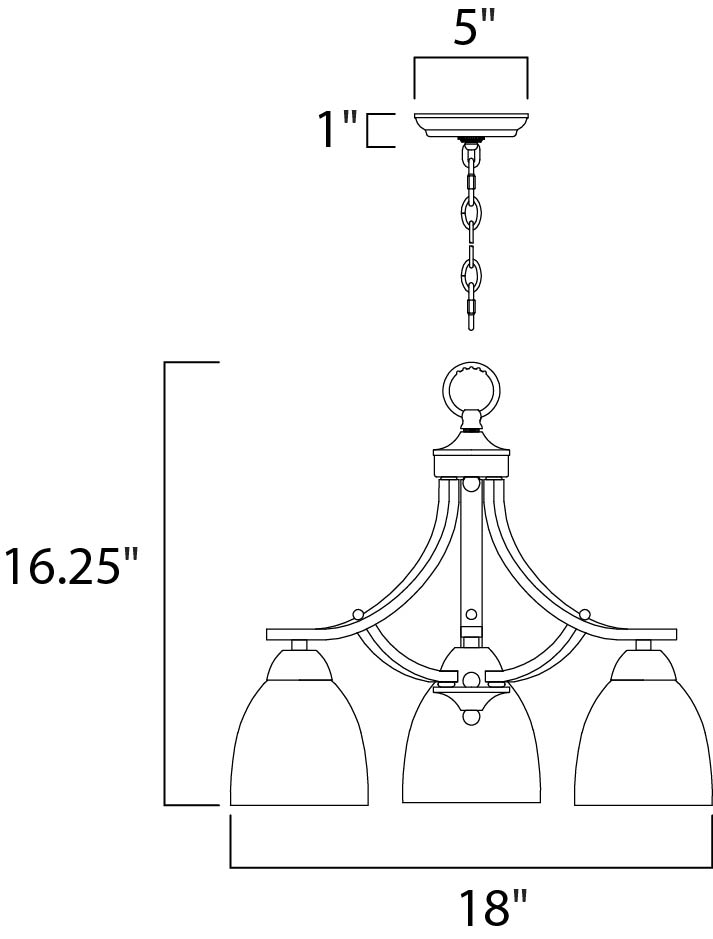 Axis-Down Light Chandelier