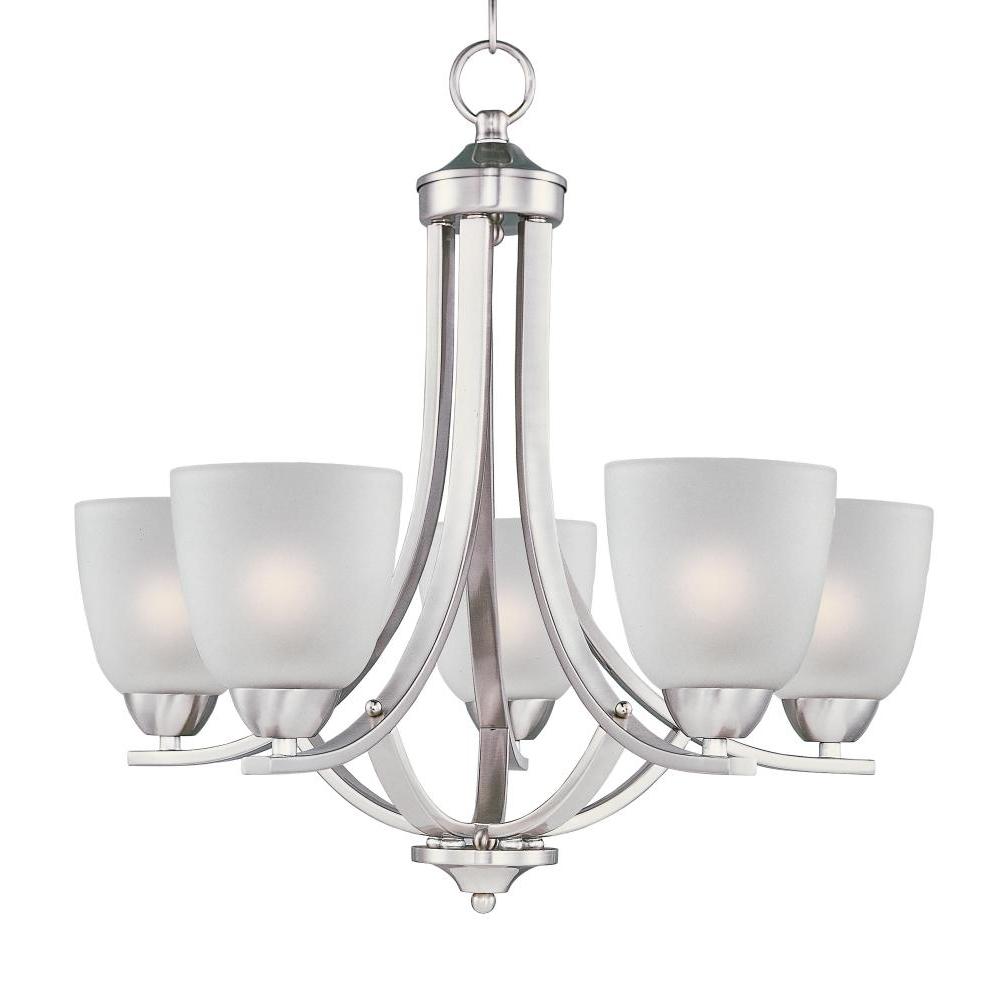 Maxim Lighting 11225FTSN Axis 24 Inch Semi Flush Mount Light – Satin Nickel