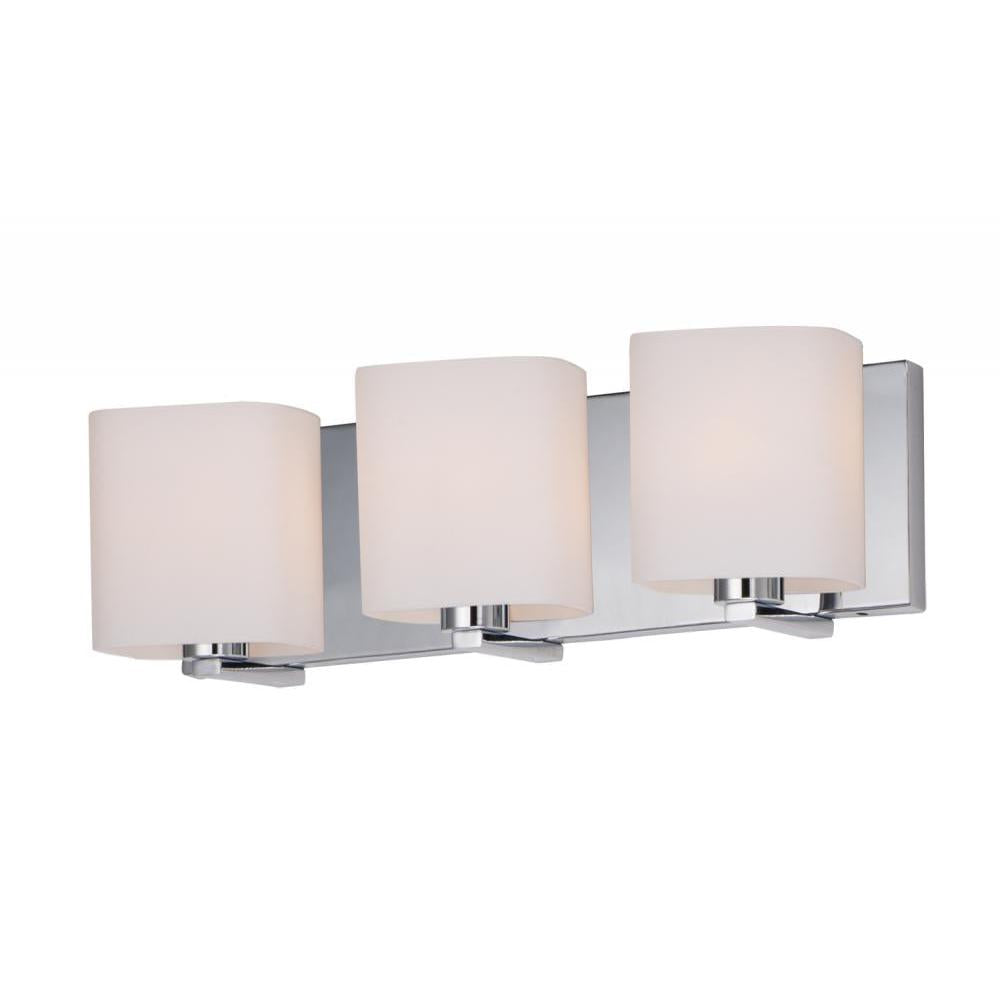 Maxim Lighting 11253SWPC Wrap 19.25 Inch 3 Light Bathroom Vanity - Polished Chrome