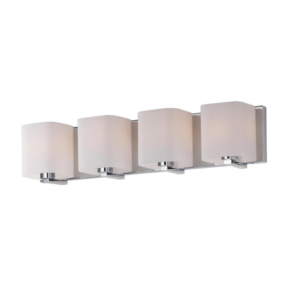 Maxim Lighting 11254SWPC Wrap 26.25 Inch 4 Light Bathroom Vanity - Polished Chrome