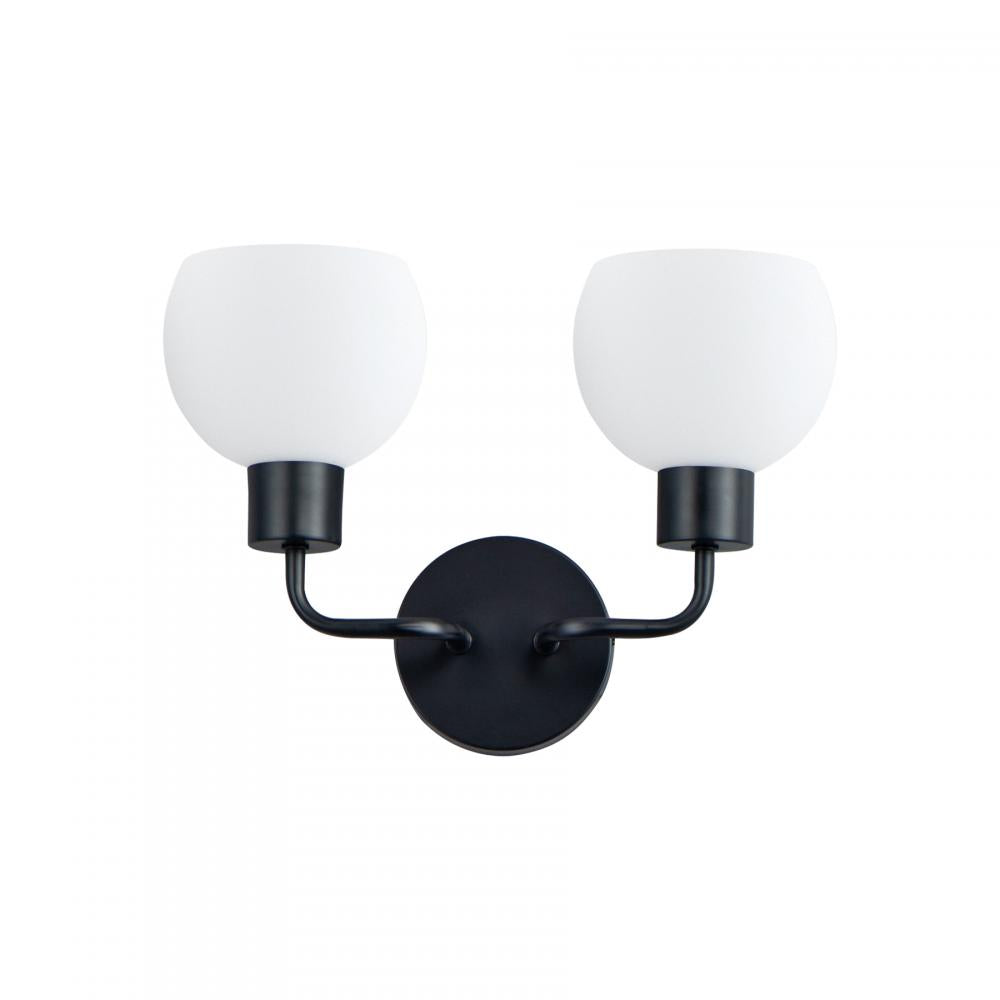 Maxim Lighting 11272SWBK Coraline 14.5 Wall Sconce - Black