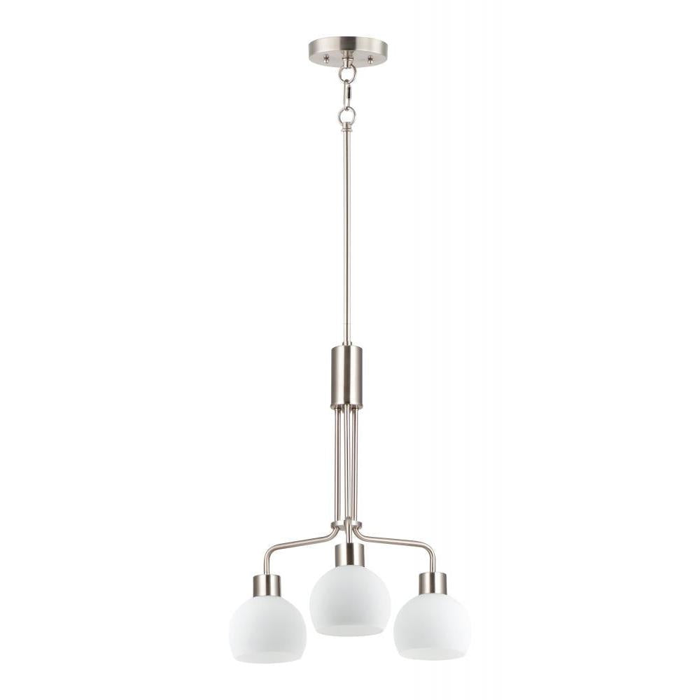 Maxim Lighting 11276SWSN Coraline 21 Inch Chandelier – Satin Nickel