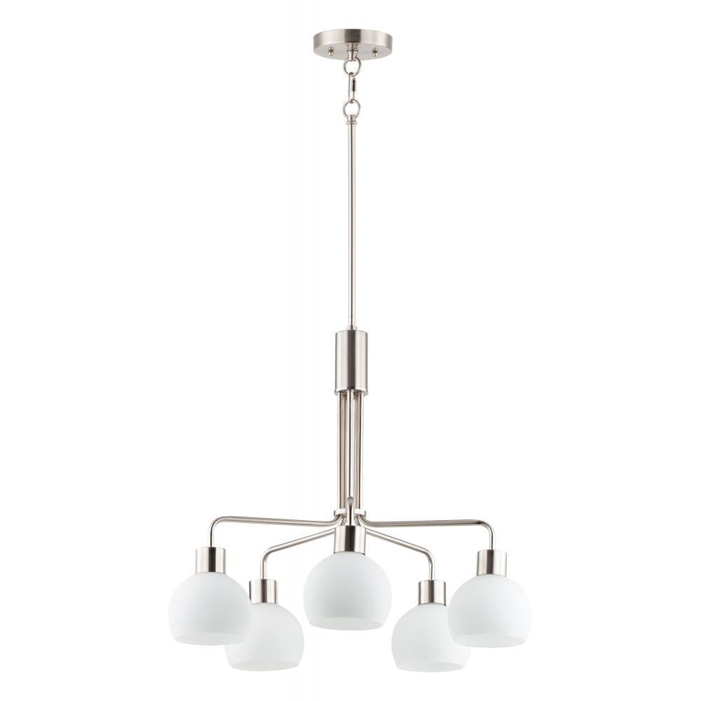 Maxim Lighting 11277SWSN Coraline 26.75 Inch Chandelier – Satin Nickel