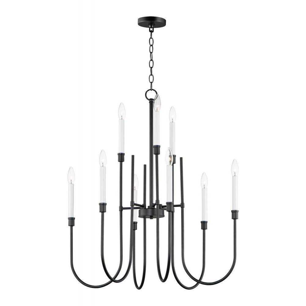 Maxim Lighting 11289BK Tux 3 Inch Chandelier – Black