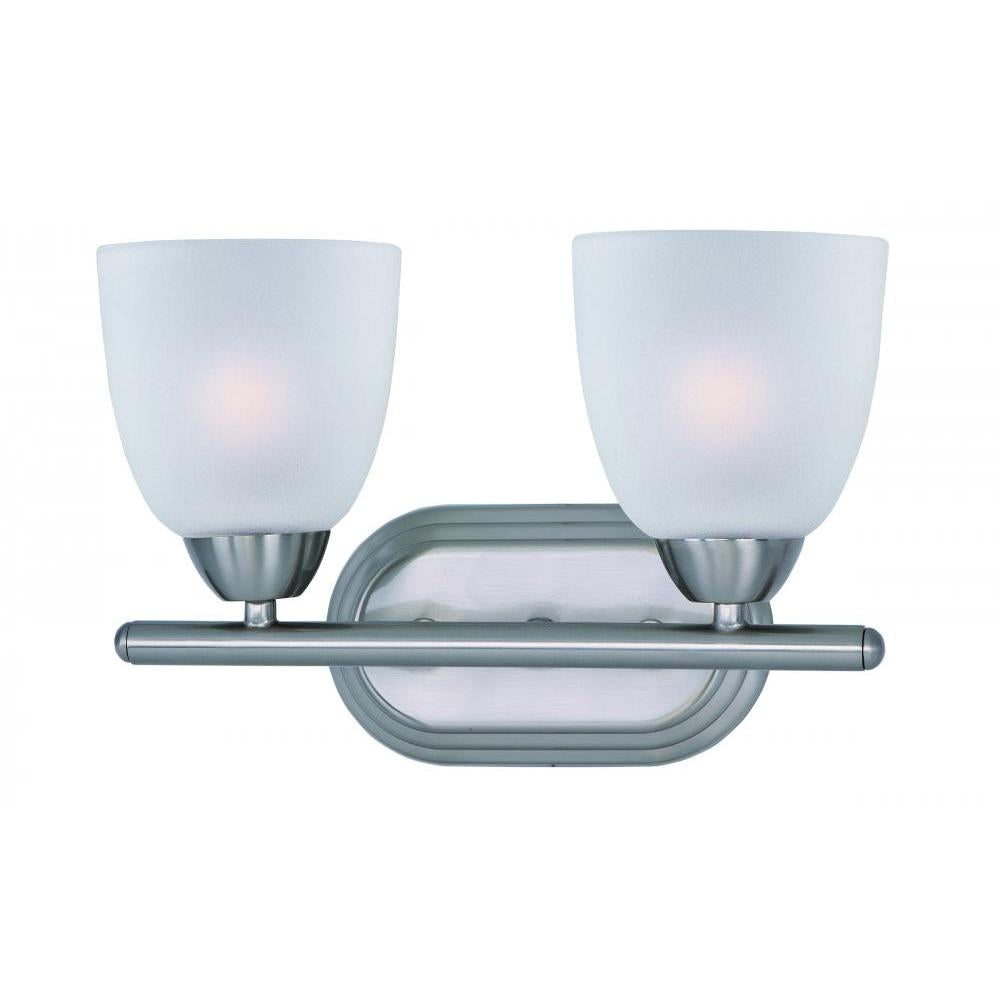 Maxim Lighting 11312FTSN Axis 13 Inch Bathroom Vanity - Satin Nickel
