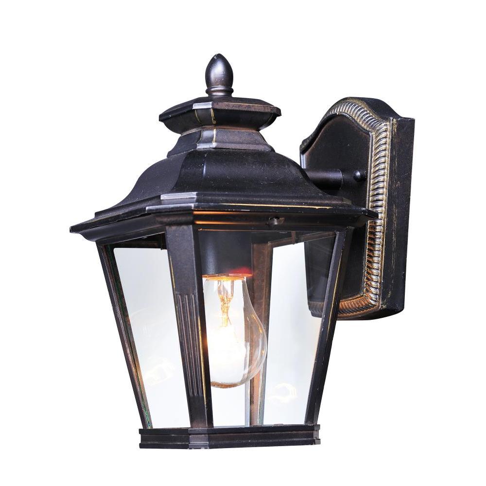 Maxim Lighting 1133CLBZ Knoxville 7 Inch Outdoor Wall Lantern – Bronze