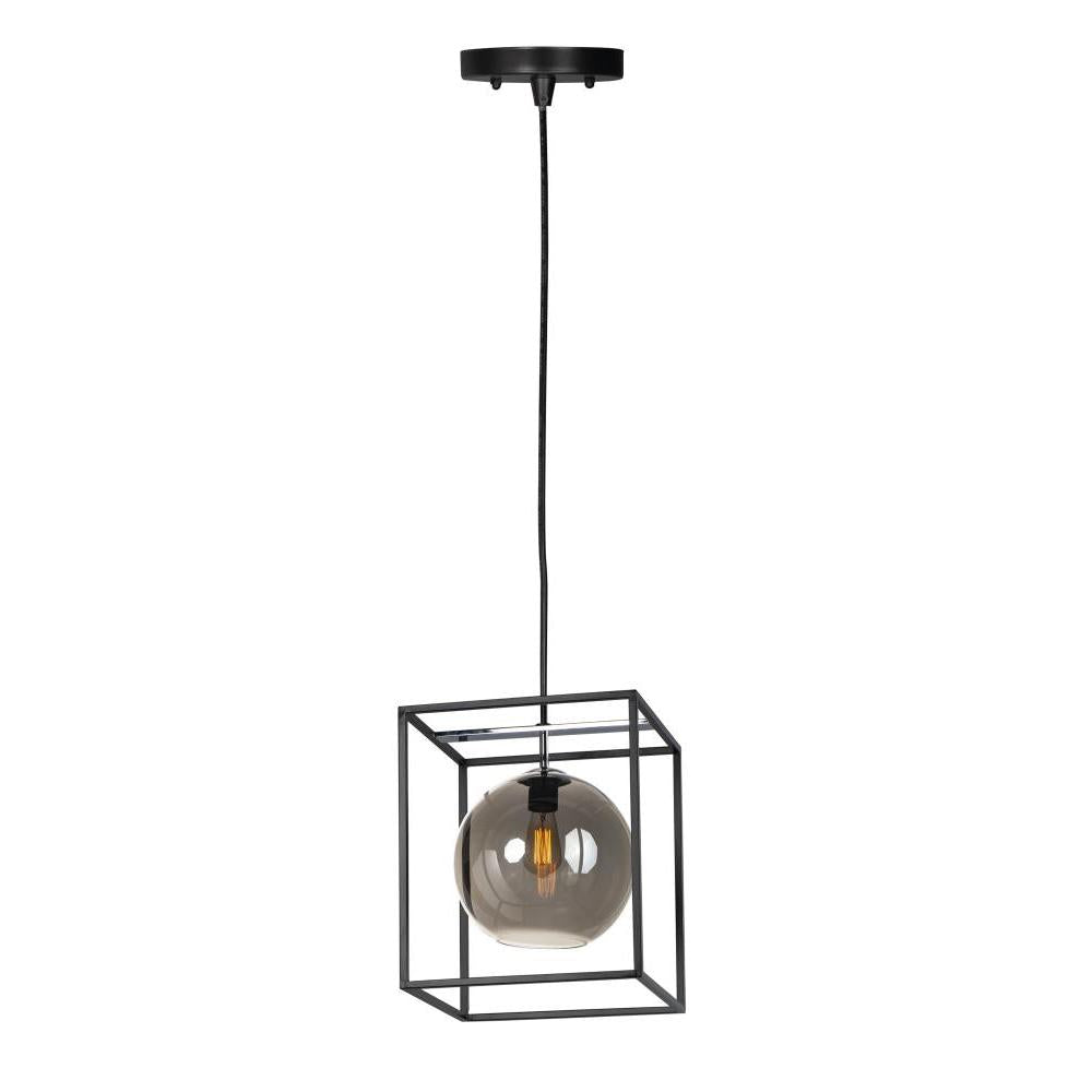Maxim Lighting 11367MSKBKPC Fluid 15 Inch Semi Flush Mount Light – Black / Polished Chrome