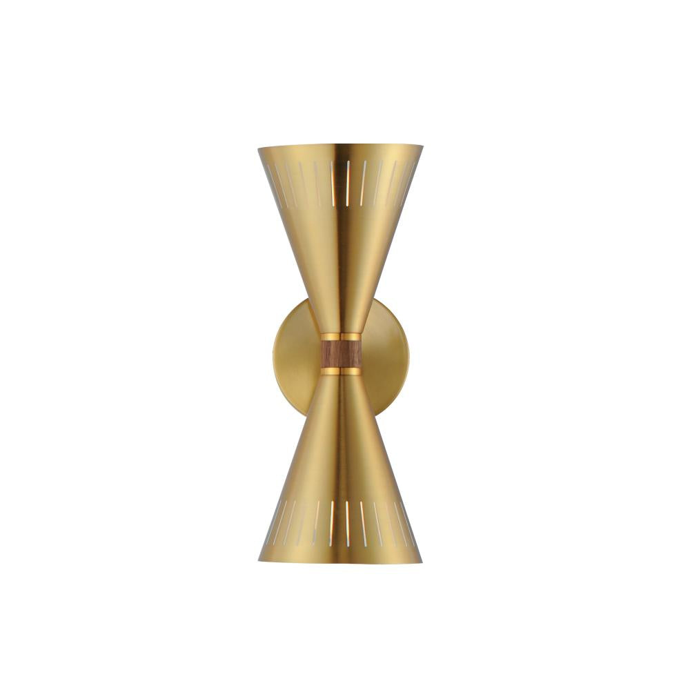 Maxim Lighting 11432NAB Helsinki 5.75 Wall Sconce - Natural Aged Brass