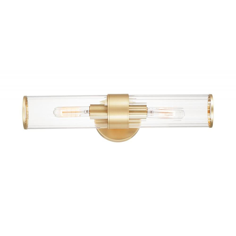 Maxim Lighting 11472CRSBR Crosby 5 Wall Sconce - Satin Brass