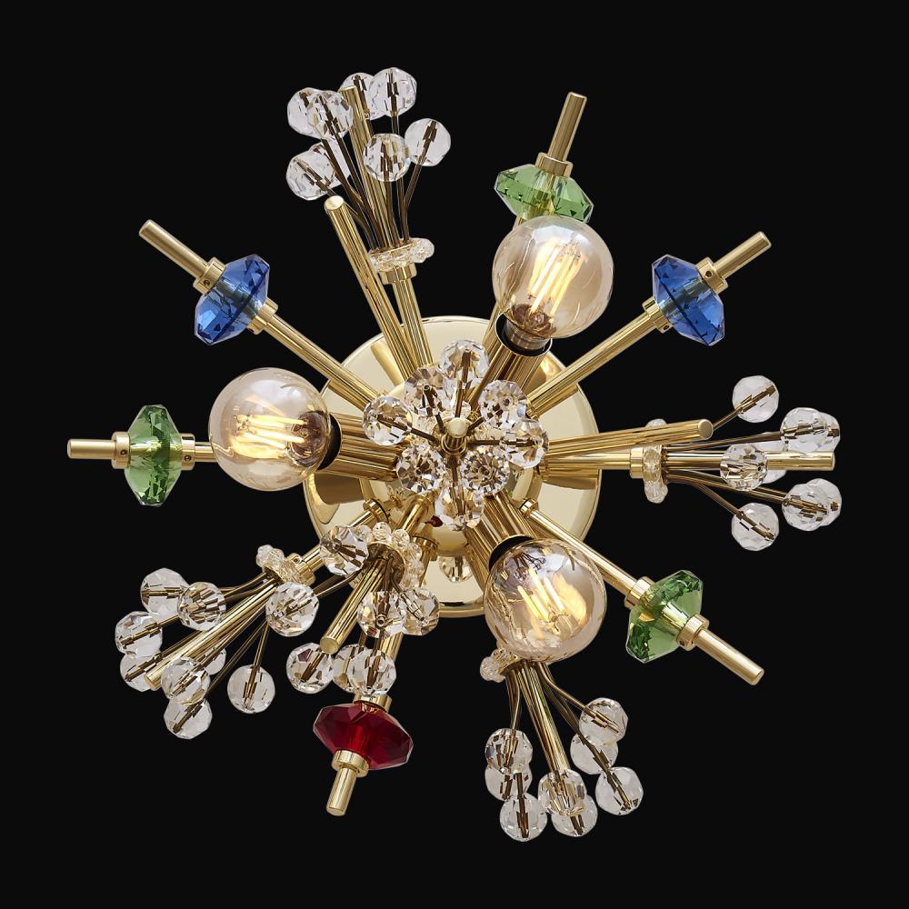 Constellation Luxury Crystal Island Candelier – 18K Gold