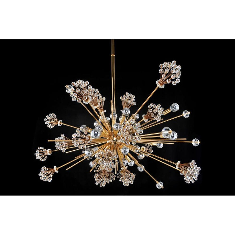 Constellation Colorata Luxury Crystal Pendant – Polished Chrome
