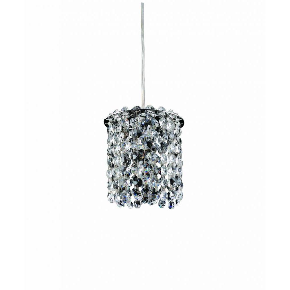 Milieu Luxury Crystal Mini Pendant – Polished Chrome