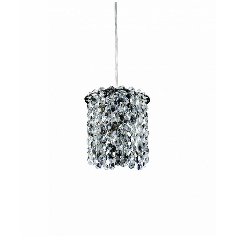 Milieu Luxury Crystal Mini Pendant – Polished Chrome