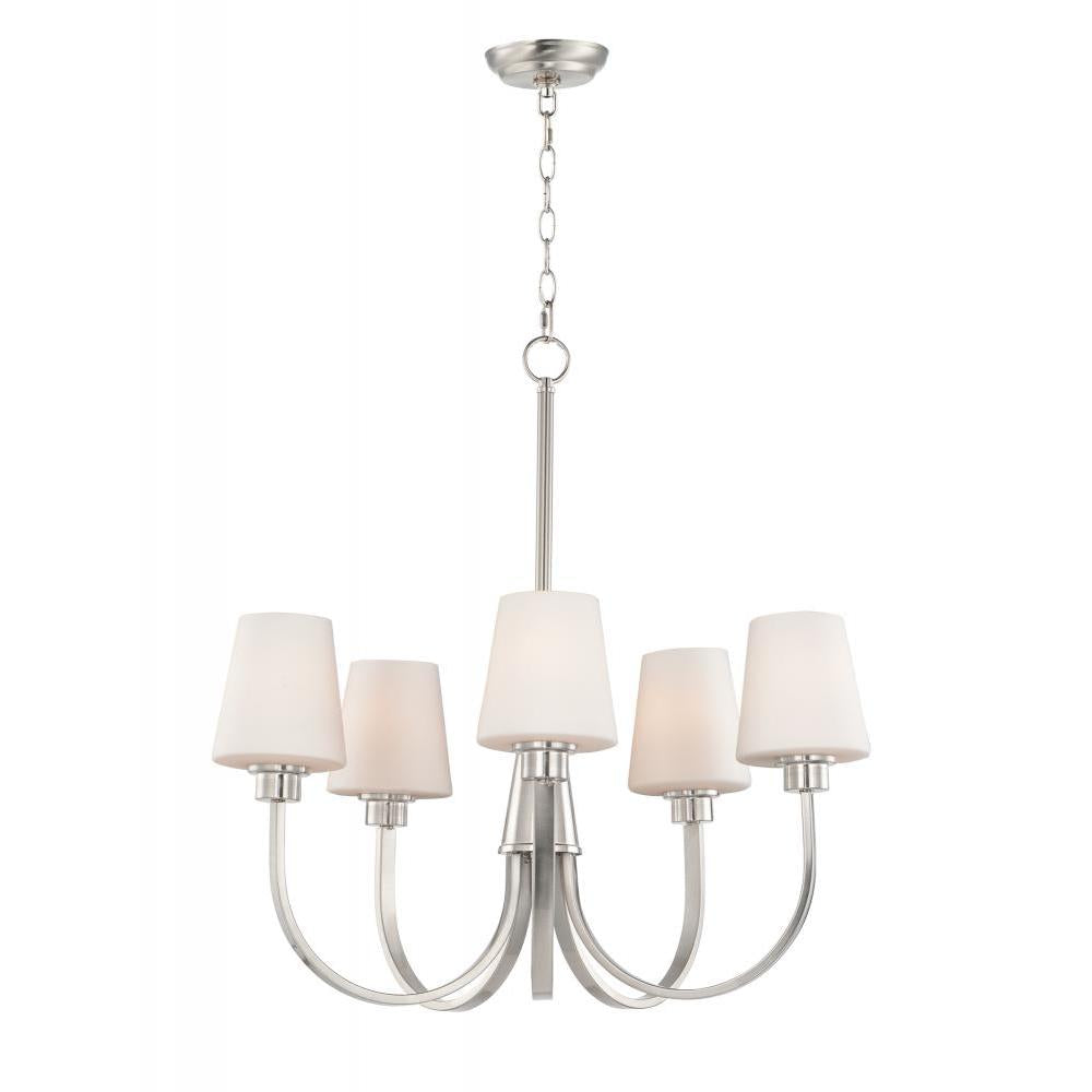 Maxim Lighting 11825SWSN Shelter 27 Inch Chandelier – Satin Nickel