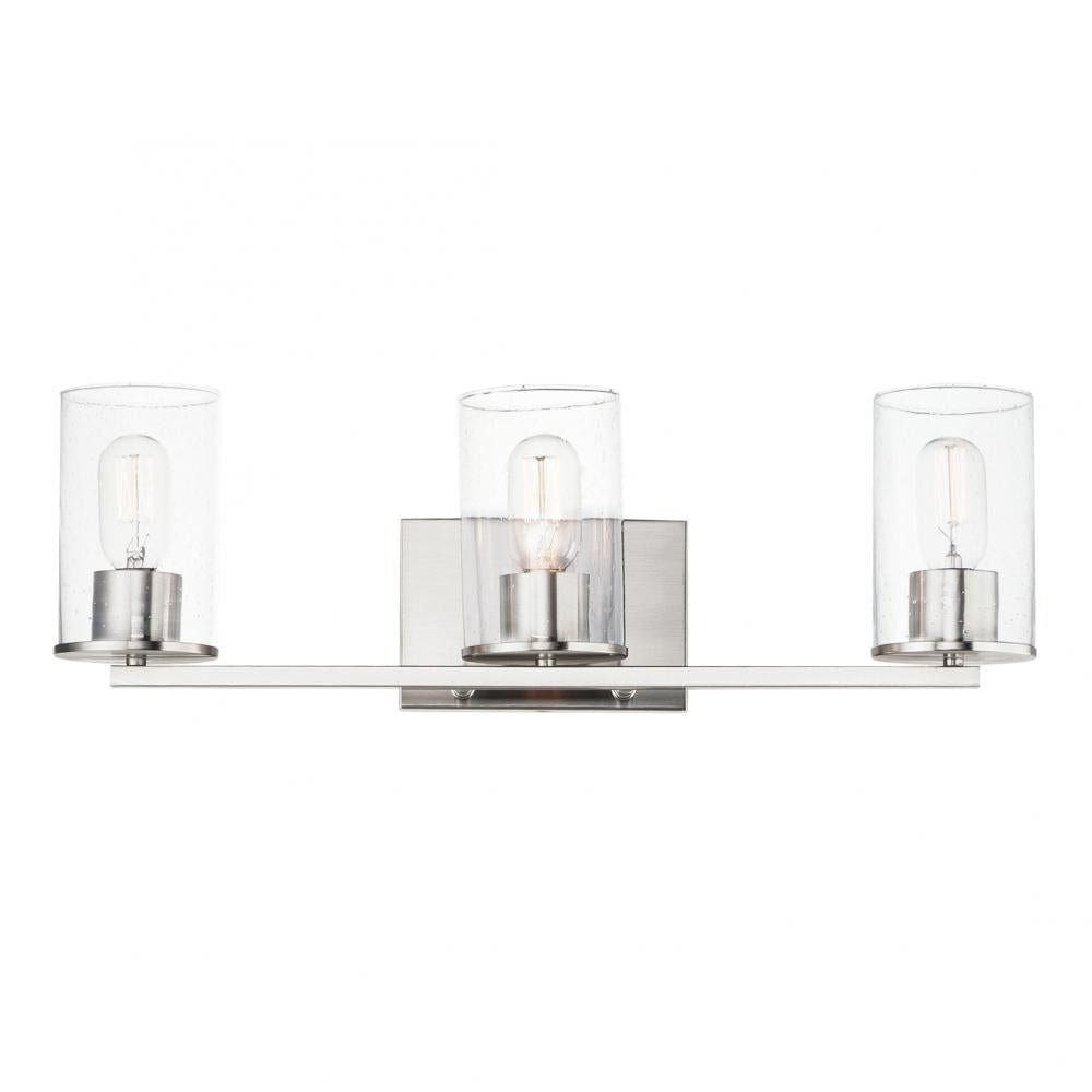 Maxim Lighting 11843CDSN Sleek 24 Inch Bathroom Vanity - Satin Nickel