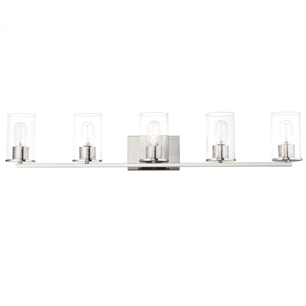 Maxim Lighting 11845CDSN Sleek 4 Inch Bathroom Vanity - Satin Nickel