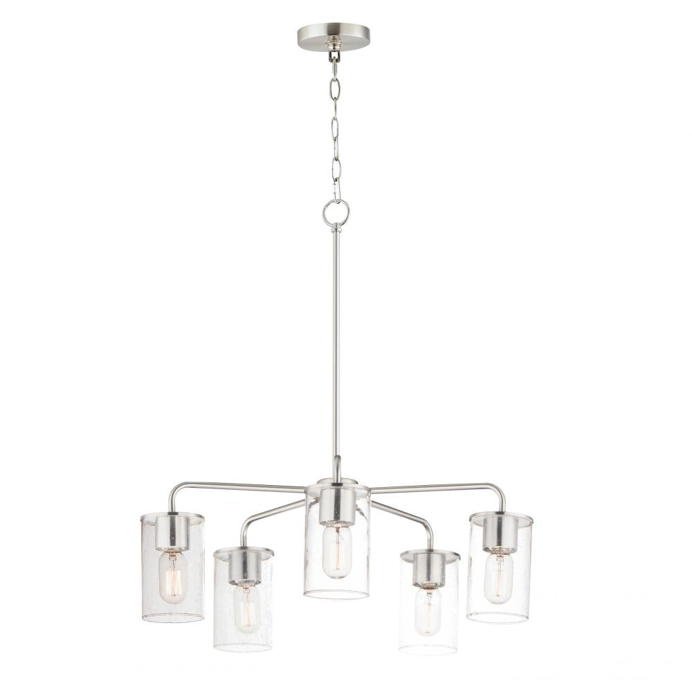 Maxim Lighting 11846CDSN Sleek 24.5 Inch Chandelier – Satin Nickel
