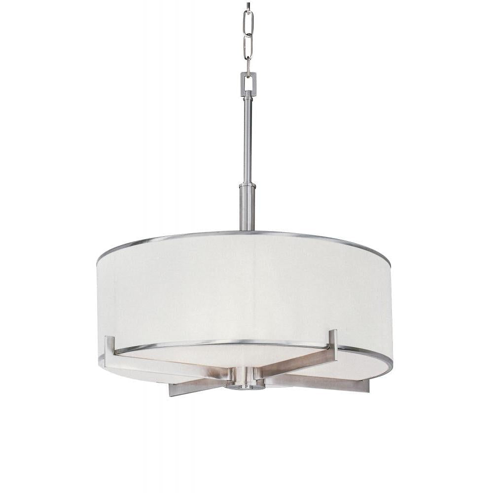 Maxim Lighting 12053WTSN Foyer 22 Inch Chandelier – Satin Nickel