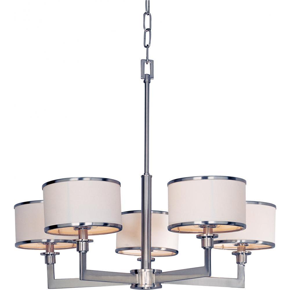 Maxim Lighting 12055WTSN Nexus 27.75 Inch Semi Flush Mount Light – Satin Nickel