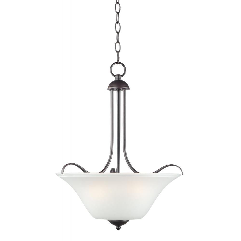 Maxim Lighting 12070FTOI Vital 16.5 Inch 3 Light Pendant – Oil Rubbed Bronze