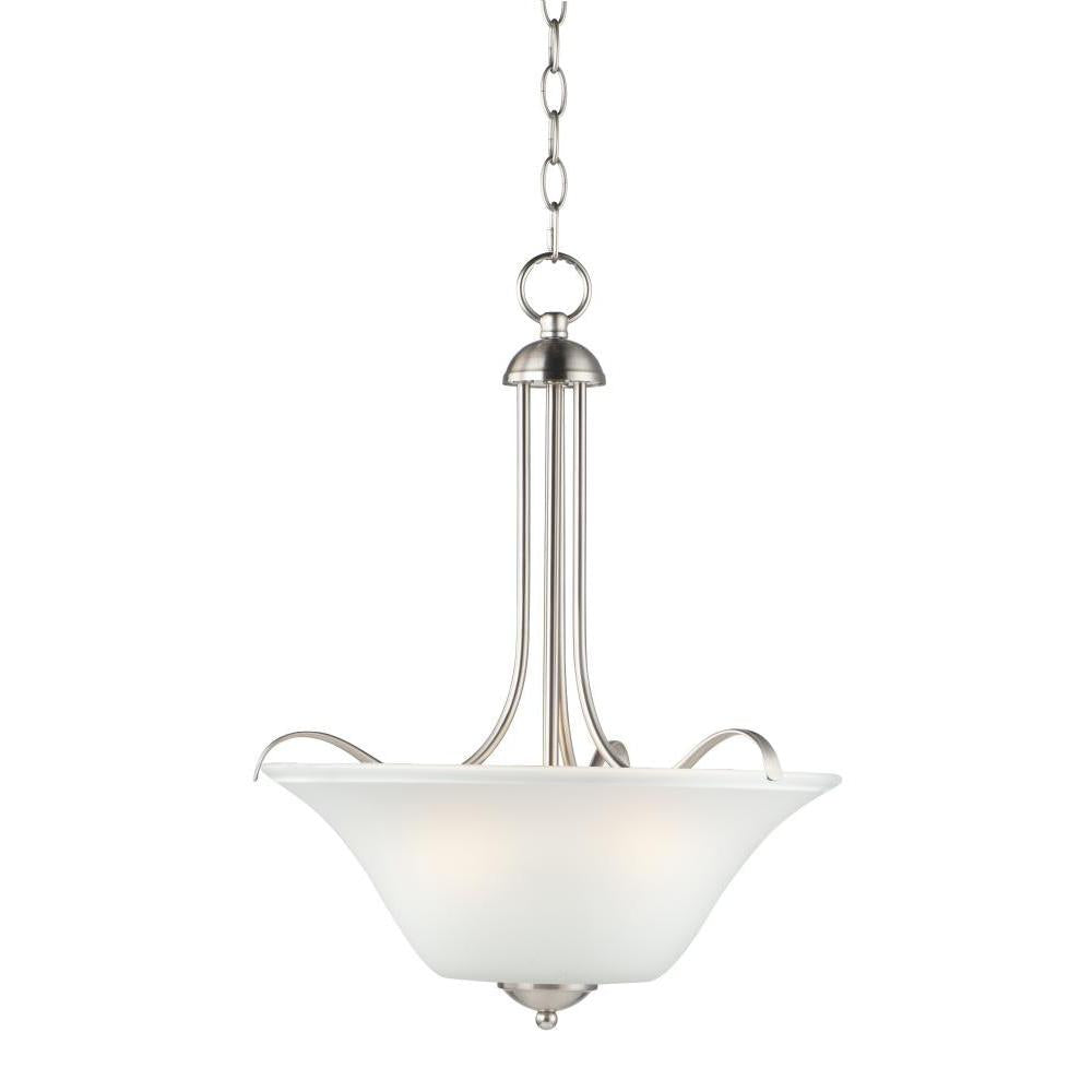 Maxim Lighting 12070FTSN Vital 16.5 Inch 3 Light Pendant – Satin Nickel