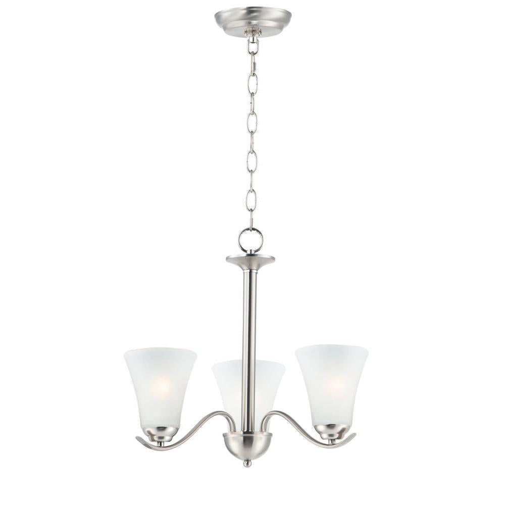 Maxim Lighting 12073FTSN Vital 20 Inch Chandelier – Satin Nickel