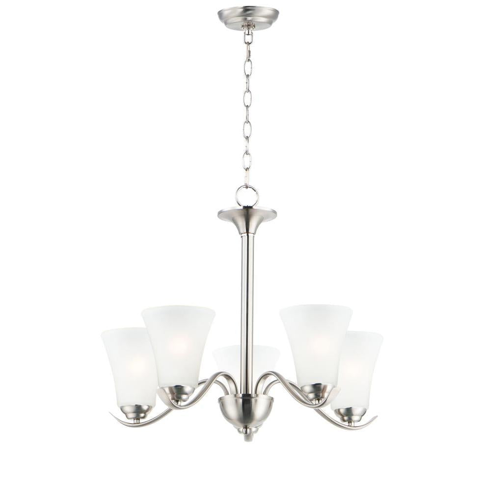Maxim Lighting 12075FTSN Vital 23 Inch Chandelier – Satin Nickel