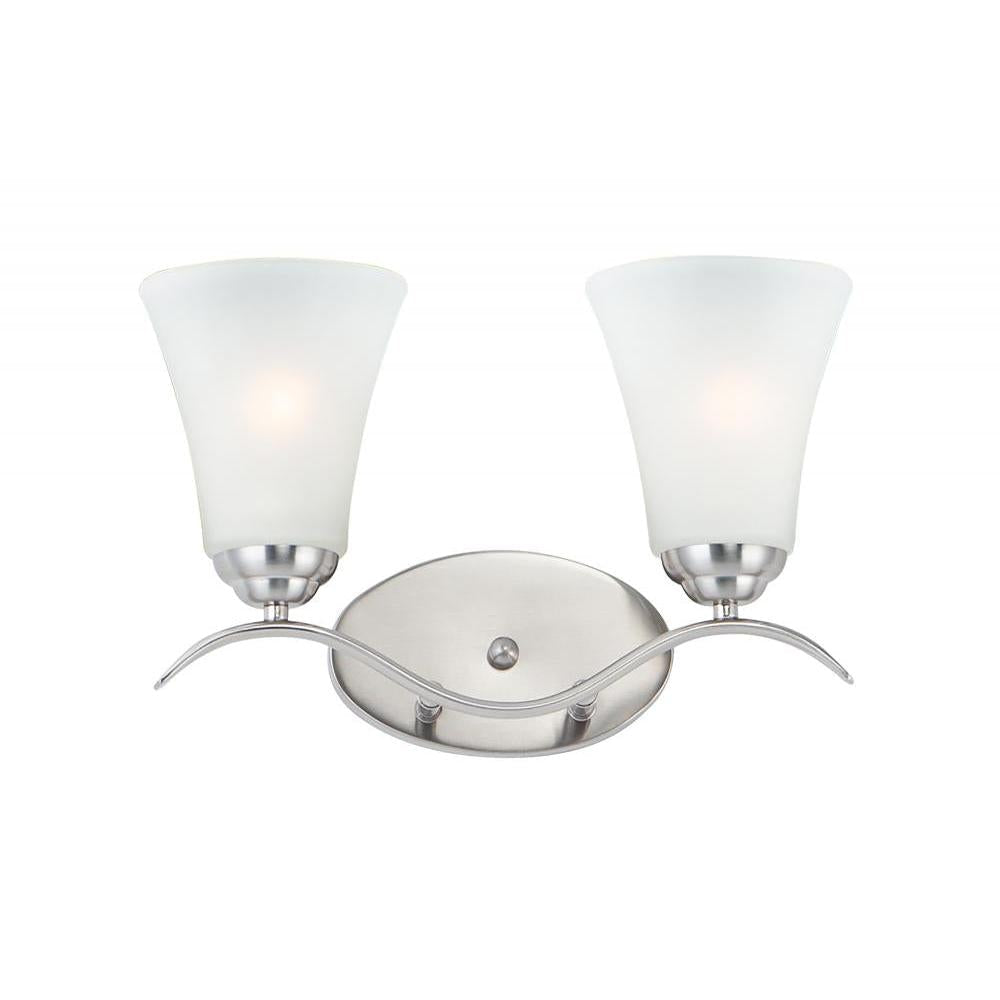 Maxim Lighting 12082FTSN Vital 14.5 Inch Bathroom Vanity - Satin Nickel