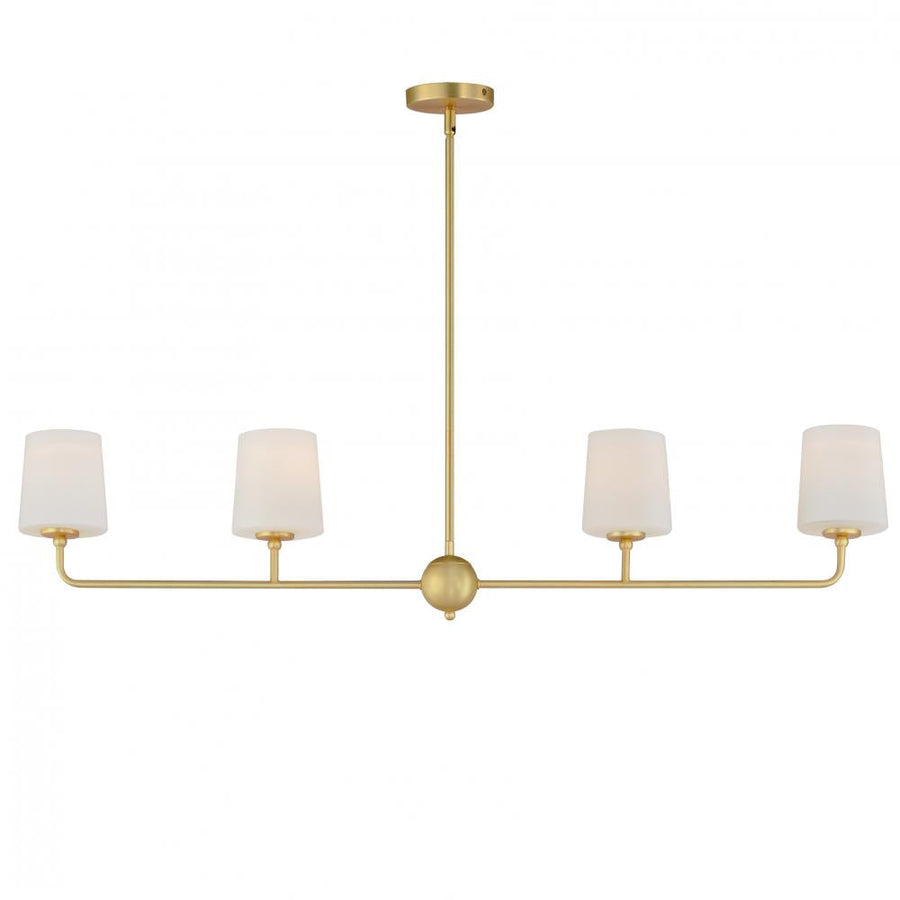 Maxim Lighting 12097SWSBR Bristol 48 Inch Linear Pendant – Satin Brass