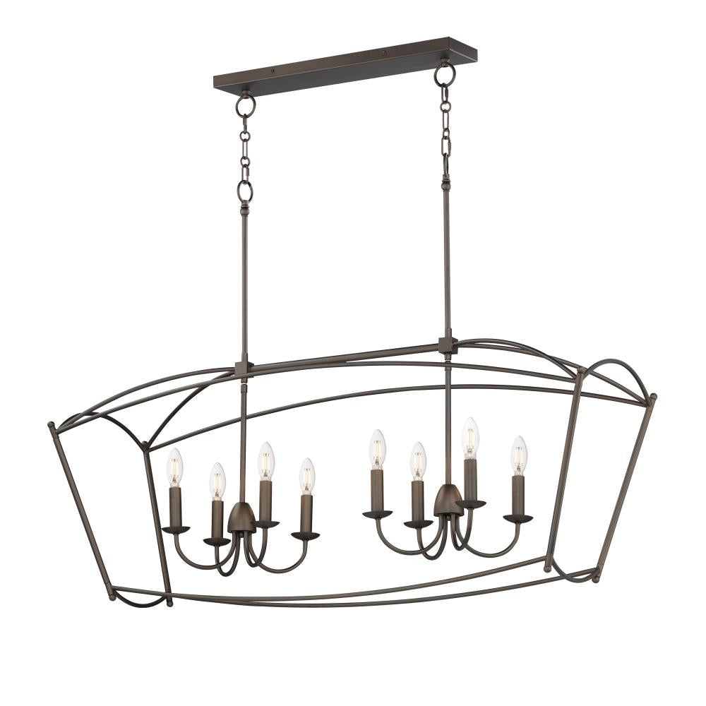 Maxim Lighting 12169CHB Plumette 48 Inch Linear Pendant – Chestnut Bronze