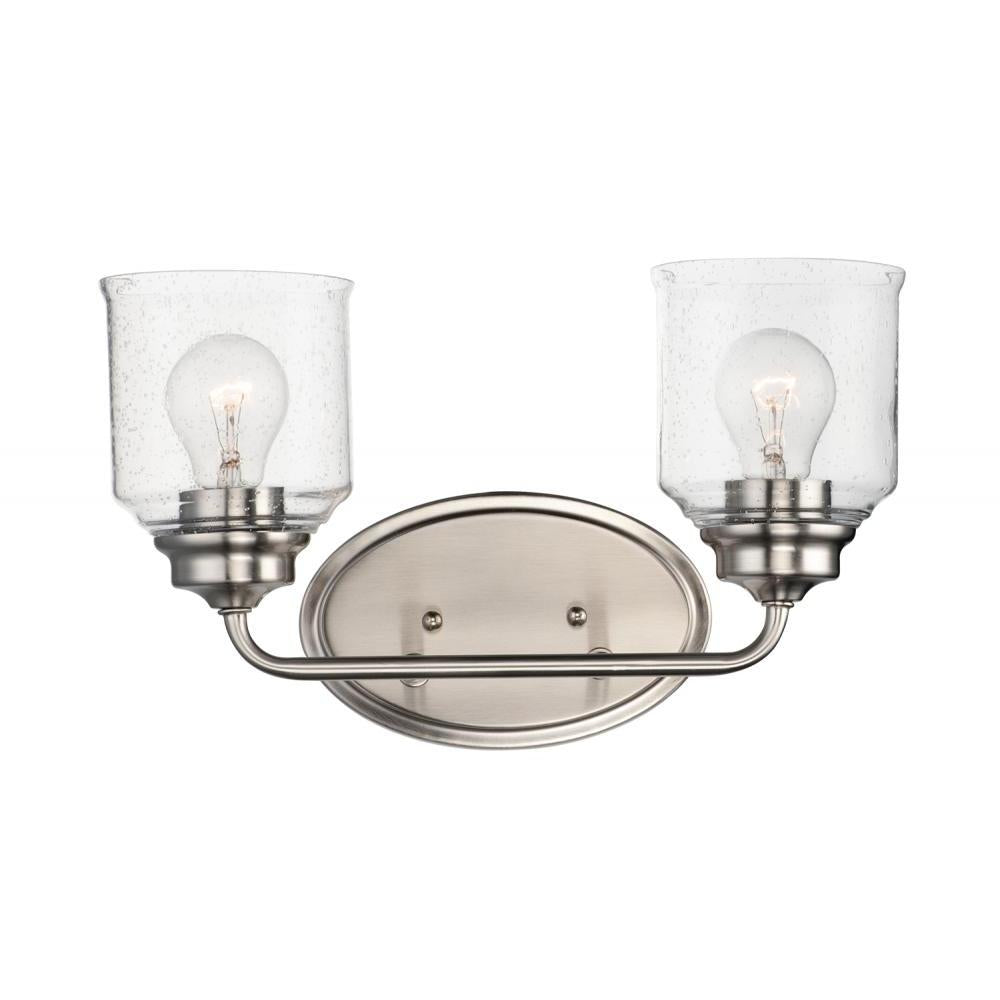Maxim Lighting 12262CDSN Acadia 14.75 Inch Bathroom Vanity - Satin Nickel