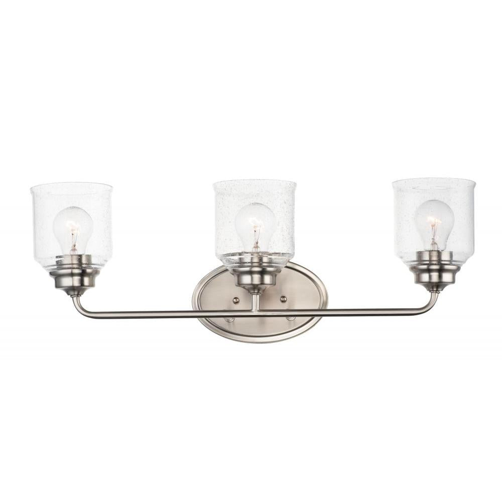 Maxim Lighting 12263CDSN Acadia 25 Inch Bathroom Vanity - Satin Nickel