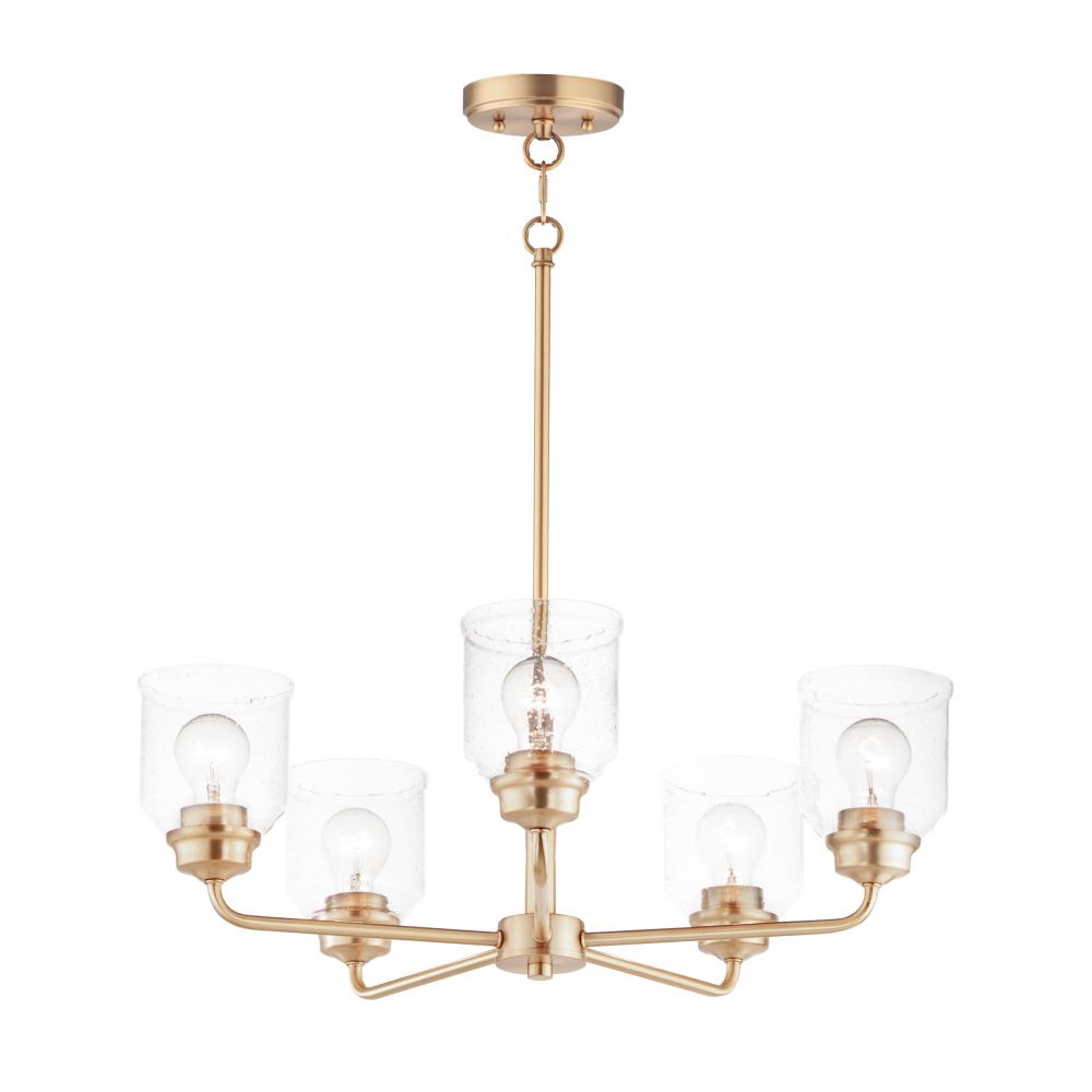 Maxim Lighting 12266CDHR Acadia 26 Inch Semi Flush Mount Light – Heritage