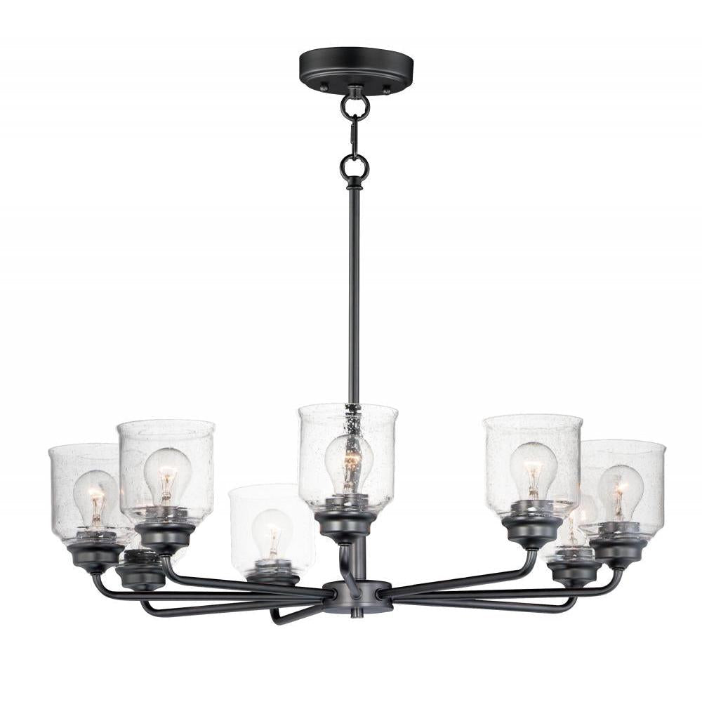 Maxim Lighting 12268CDBK Acadia 32 Inch Chandelier – Black