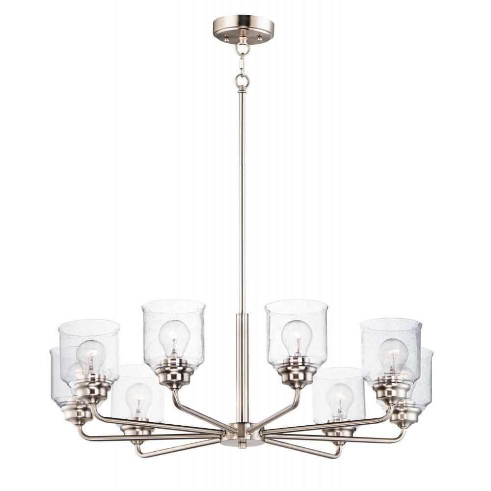 Maxim Lighting 12268CDSN Acadia 32 Inch Chandelier – Satin Nickel