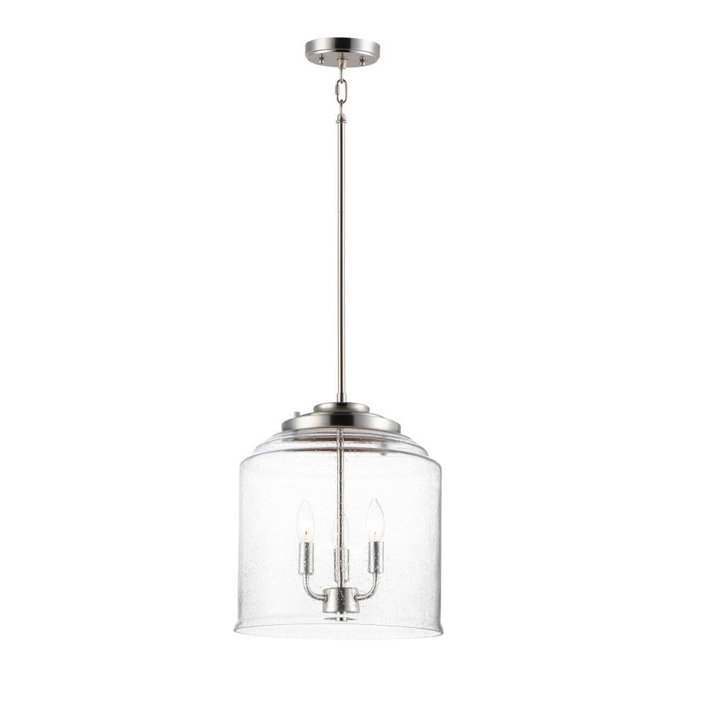 Maxim Lighting 12273CDSN Acadia 13.75 Inch 3 Light Pendant – Satin Nickel