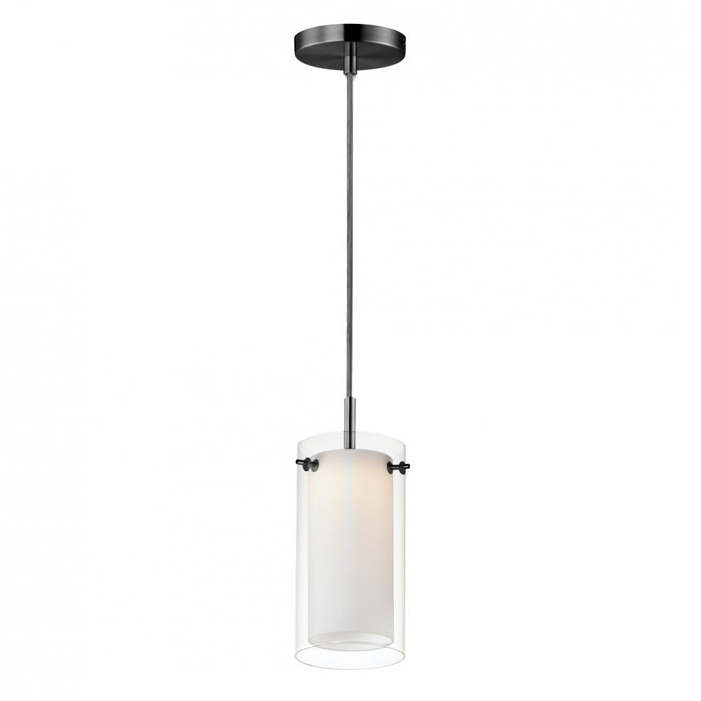 Maxim Lighting 12289CLSWBK Duo 4.5 Inch Mini Pendant – Black