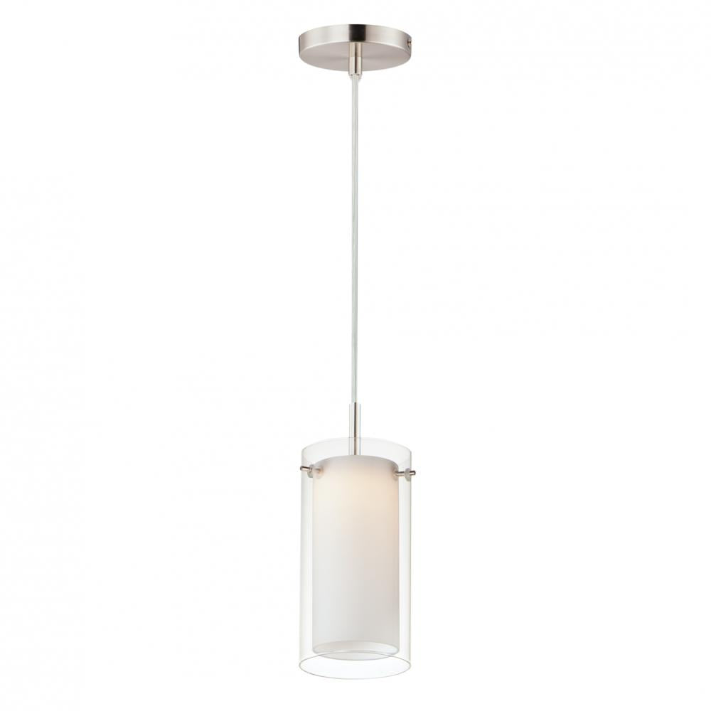 Maxim Lighting 12289CLSWSN Duo 4.5 Inch Mini Pendant – Satin Nickel