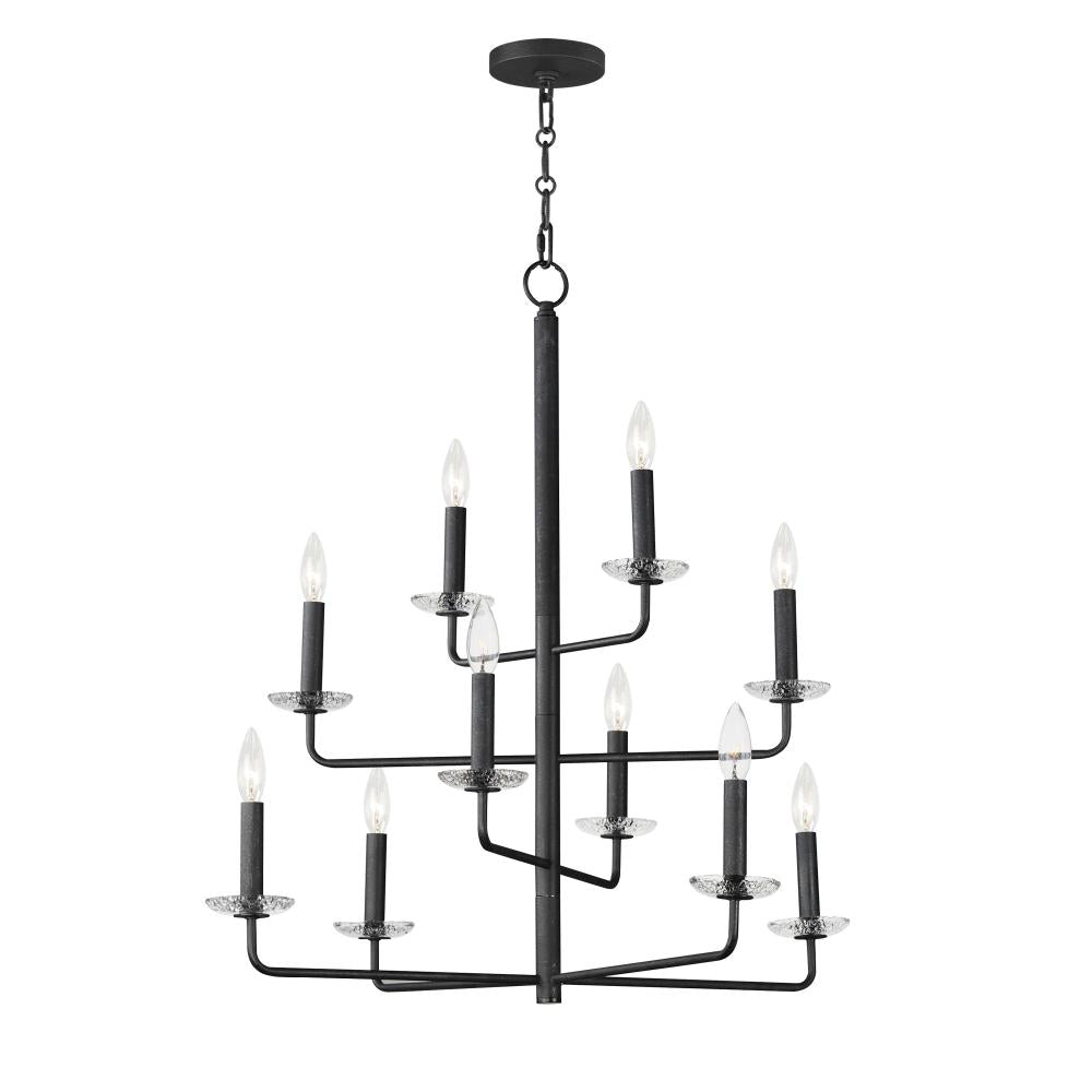 Maxim Lighting 12329TCAR Madeira 30.25 Inch Chandelier – Anthracite