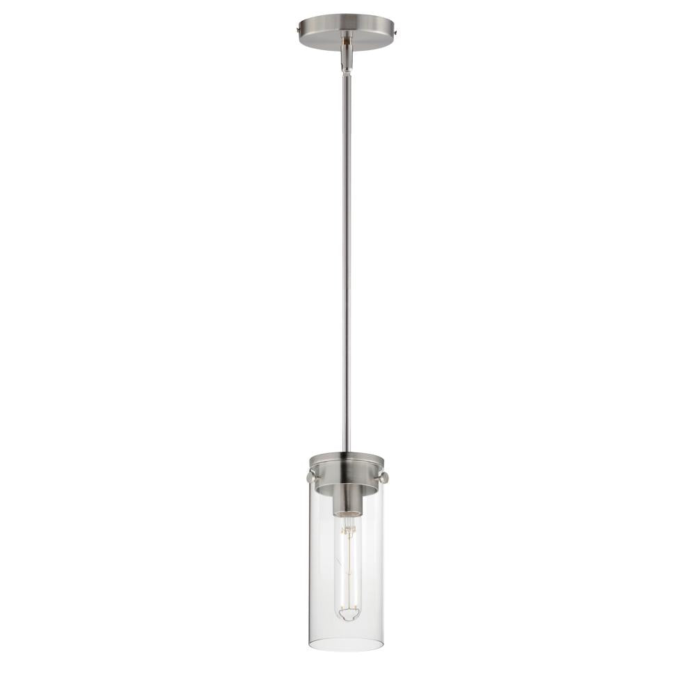 Maxim Lighting 12406CLSN Pinn 5 Inch Mini Pendant – Satin Nickel