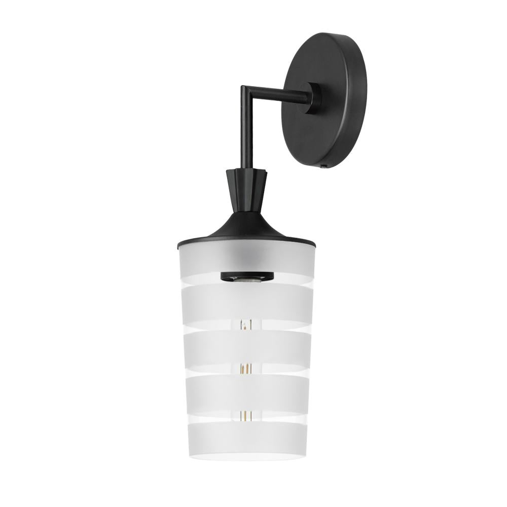 Maxim Lighting 12442CLFTBK Copacabana 5 Inch Outdoor Wall Lantern – Black
