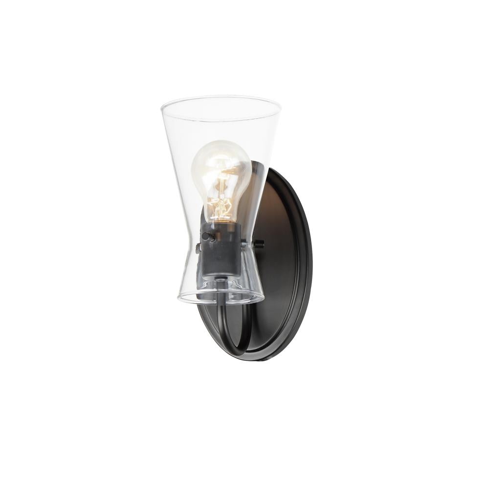 Maxim Lighting 12481CLBK Ava 5 Inch Bathroom Vanity - Black