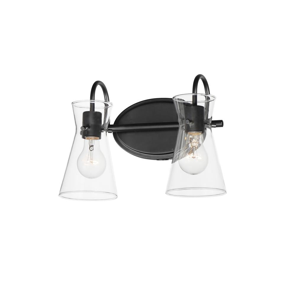 Maxim Lighting 12482CLBK Ava 13.5 Inch Bathroom Vanity - Black