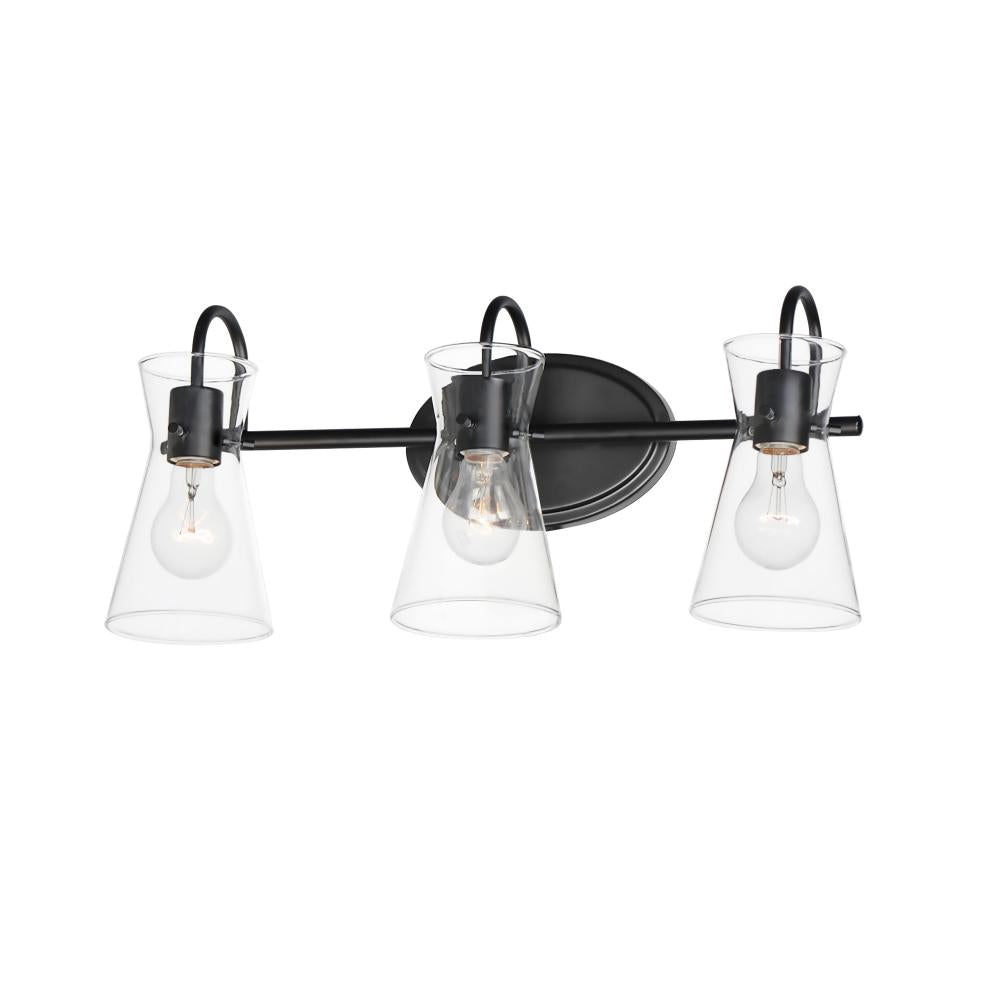 Maxim Lighting 12483CLBK Ava 22 Inch Bathroom Vanity - Black