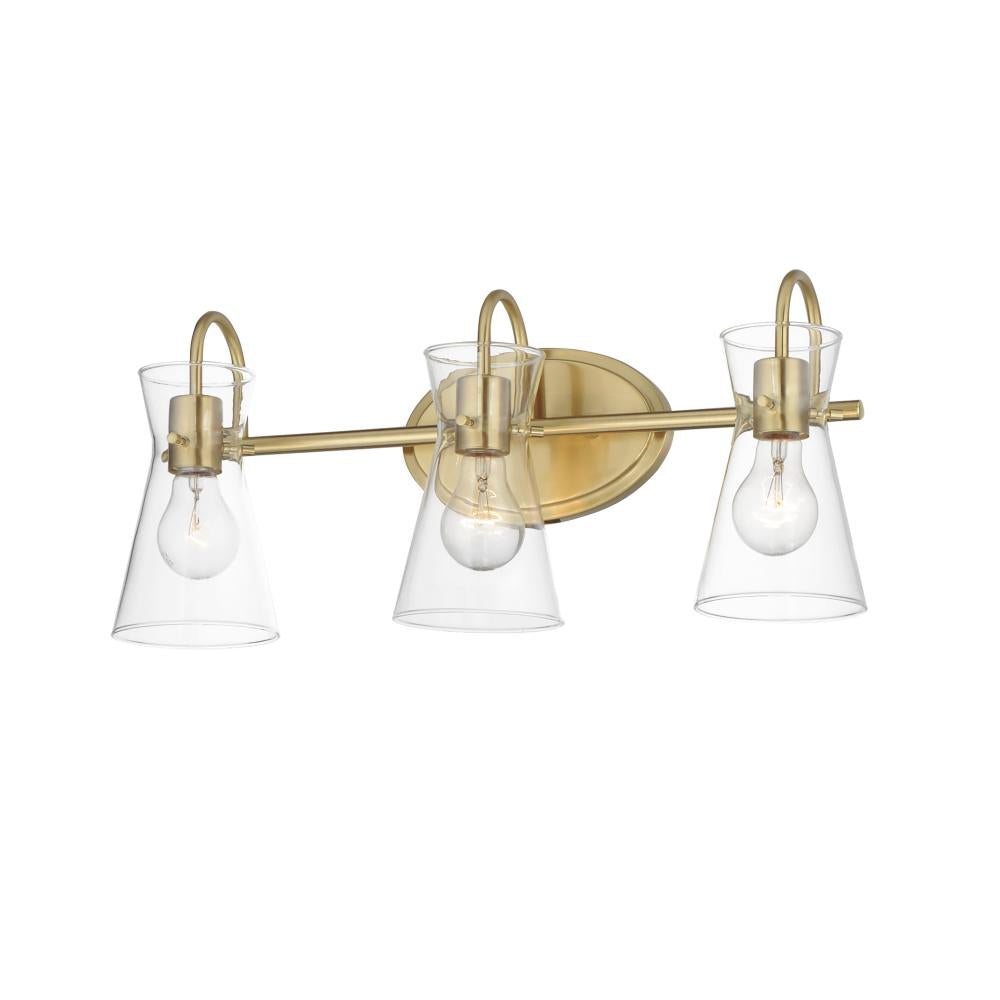 Maxim Lighting 12483CLNAB Ava 22 Inch Bathroom Vanity - Natural Aged Brass