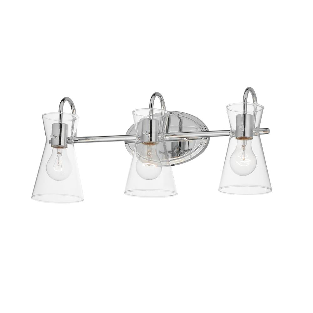 Maxim Lighting 12483CLPC Ava 22 Inch Bathroom Vanity - Polished Chrome