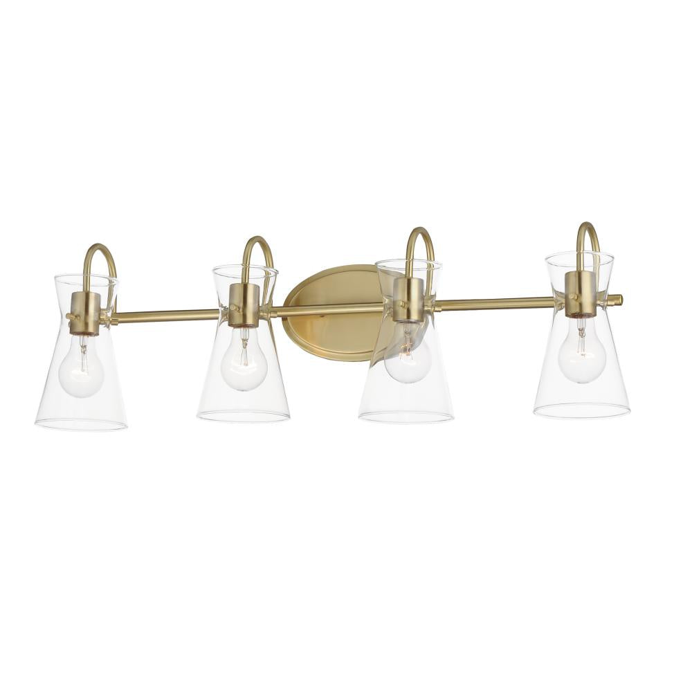Maxim Lighting 12484CLNAB Ava 30.7 Inch Bathroom Vanity - Natural Aged Brass
